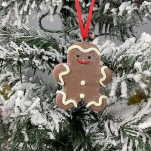 Christmas Tree Ornament-Gingerbread Man Cookie Ornament-The Bridge Collection